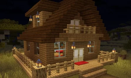HOW TO MAKE A WOODEN HOUSE IN MINECRAFT
