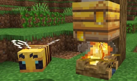 HOW TO GET HONEY AND HONEYCOMB WITHOUT DISTURBING BEES IN MINECRAFT