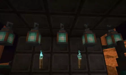 SOUL FIRE TORCHES AND LANTERNS IN MINECRAFT