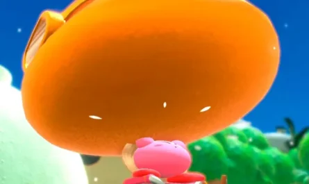 HOW TO CATCH THE HUGE GOLD FISH IN KIRBY THE FORGOTTEN LAND