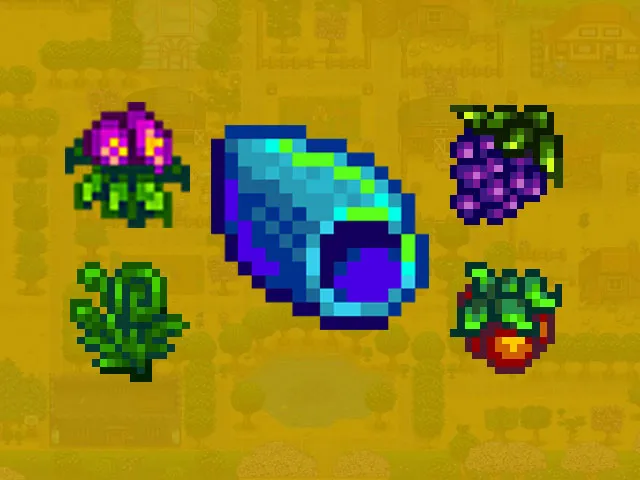 STARDEW VALLEY SUMMER PICKUP ITEMS